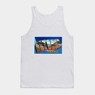 Greetings from Altoona, Pennsylvania - Vintage Large Letter Postcard Tank Top